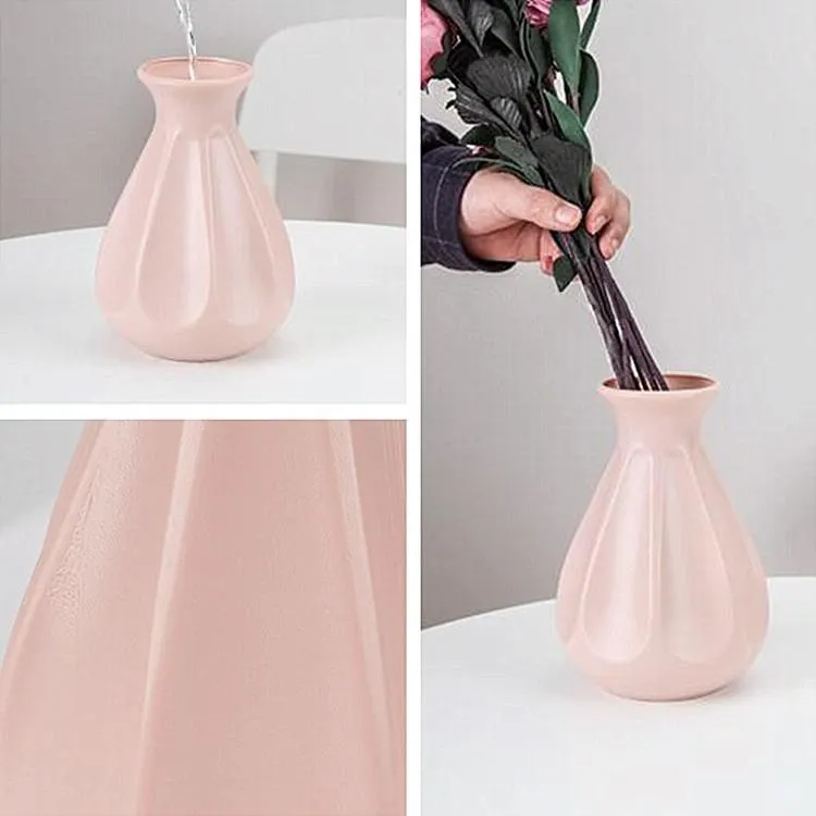 2-Piece Plastic Vase | For Creative Flower Arrangements | Blue