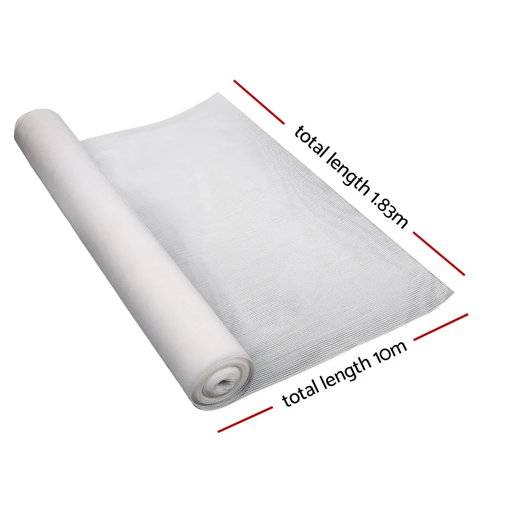 50% Shade Cloth | 1.83x10m | Shadecloth | Wide | Heavy Duty | White