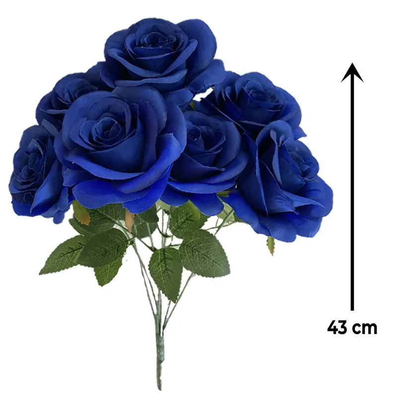 Babymoon Artificial Flowers Bunch | Curled Roses | 7 Head | Home Decoration | Baby Photoshoot Props | Gift Set | Pink