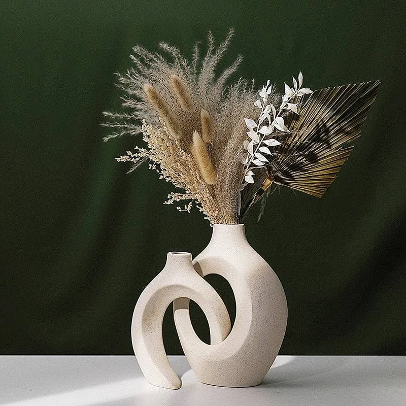 Ceramic Vase Home Decor Room Decor Vases Ornament Set