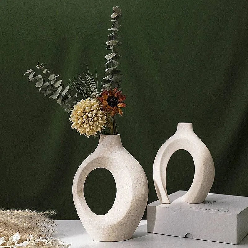 Ceramic Vase Home Decor Room Decor Vases Ornament Set
