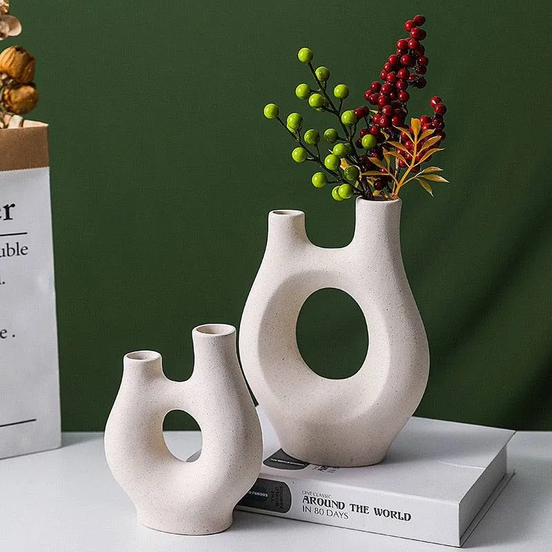 Ceramic Vase Home Decor Room Decor Vases Ornament Set