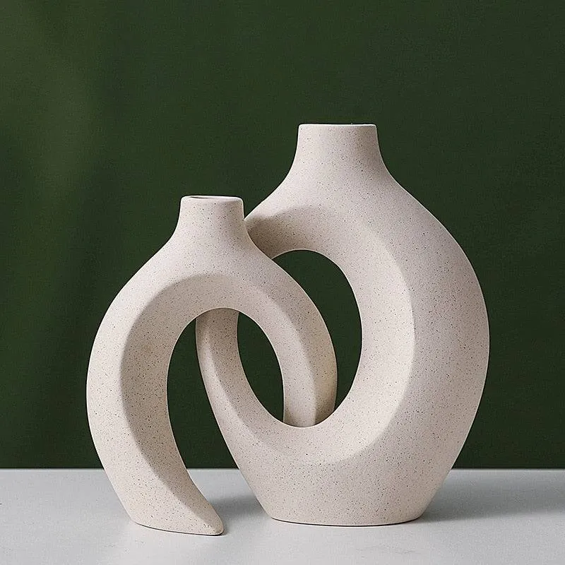 Ceramic Vase Home Decor Room Decor Vases Ornament Set
