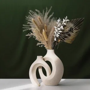 Ceramic Vase Home Decor Room Decor Vases Ornament Set