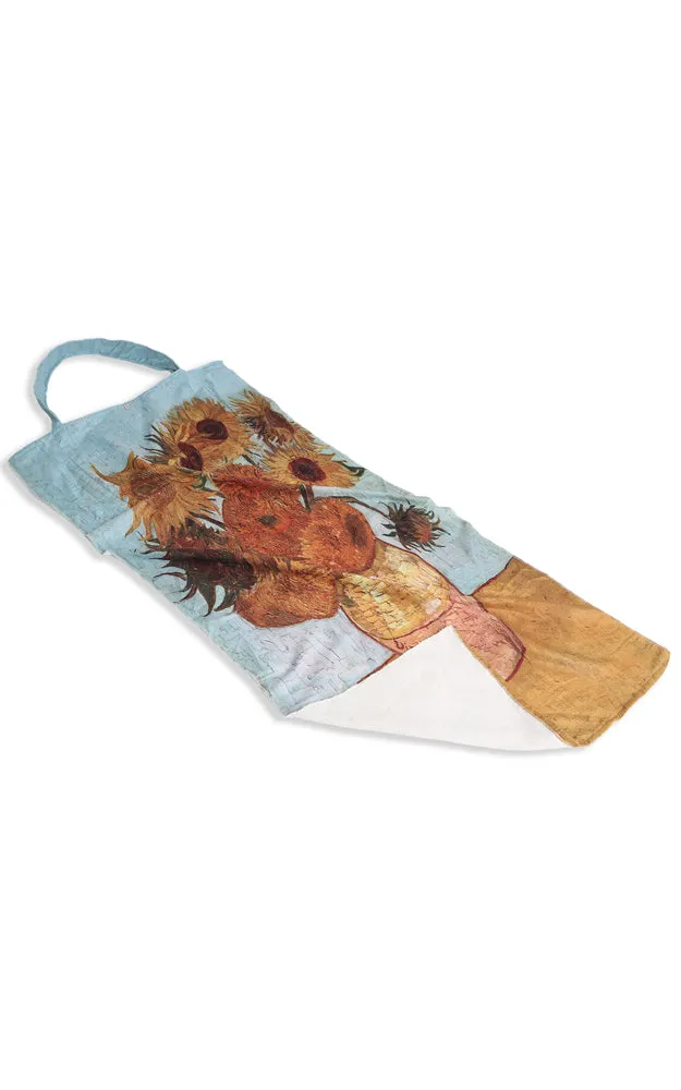 JTB002-28 2 in 1 Sunflower Pattern Beach Towel & Beach Bag