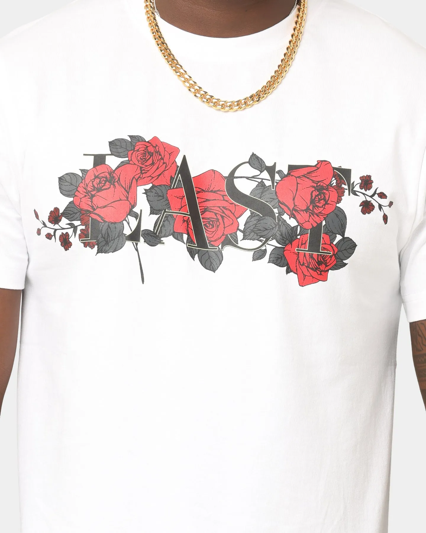 Last Kings Dead Roses Short Sleeve T-Shirt White