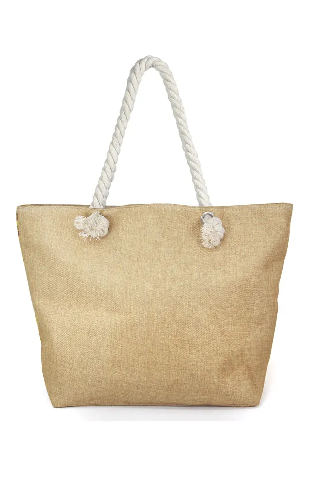 LOA322 Sunflowers by Vincent Van Gogh Beach Bag