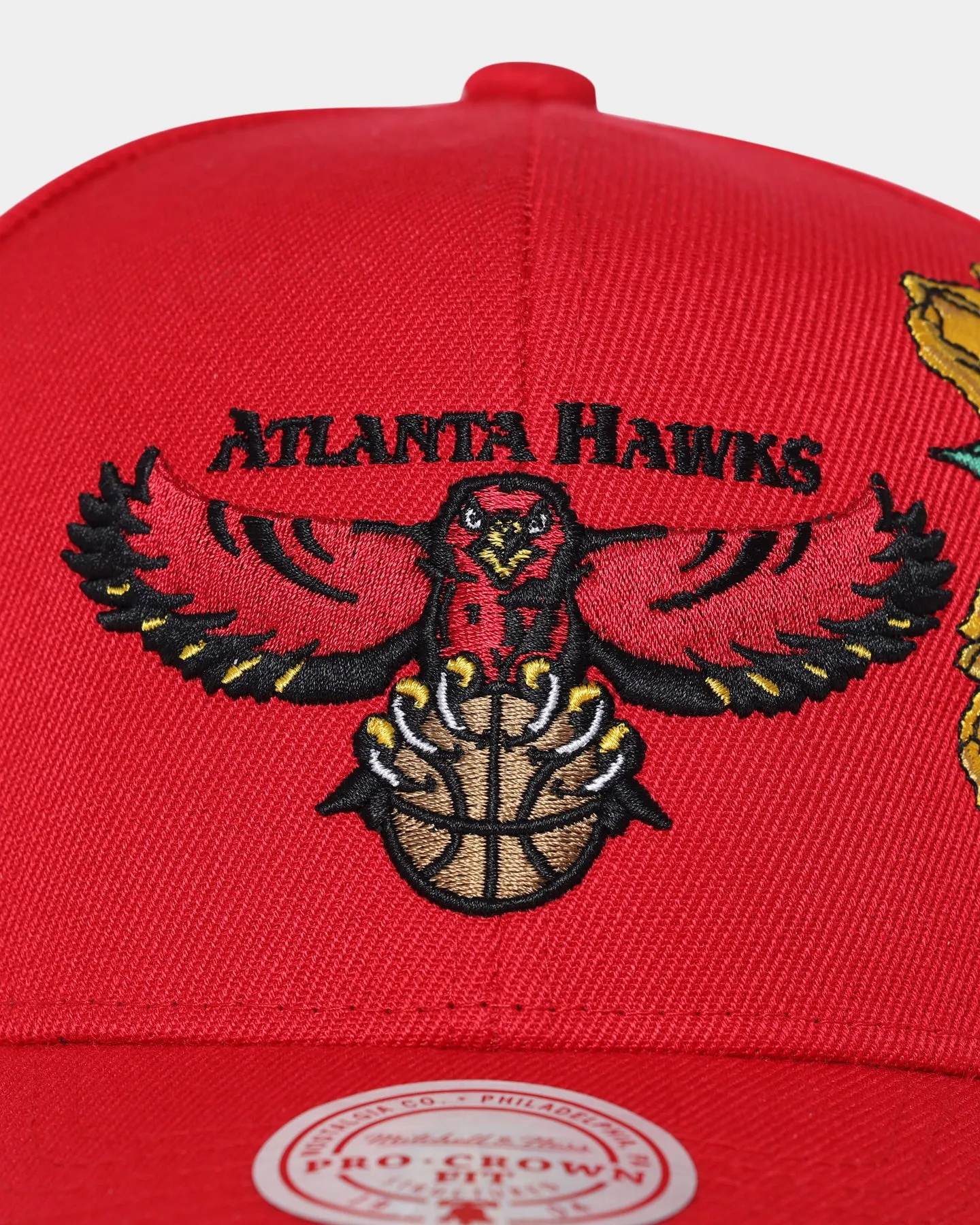 Mitchell & Ness Atlanta Hawks 'Roses HWC' Pro Crown Snapback Red