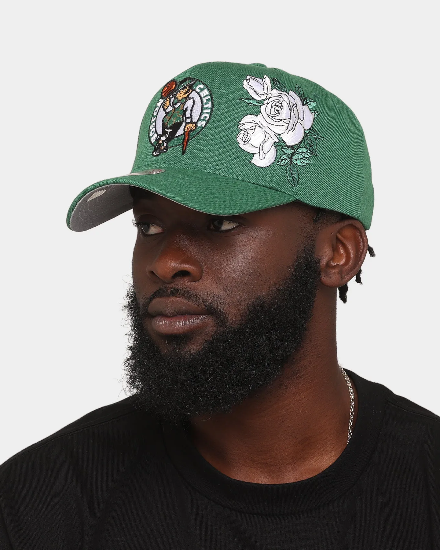 Mitchell & Ness Boston Celtics 'Roses HWC' Pro Crown Snapback Green