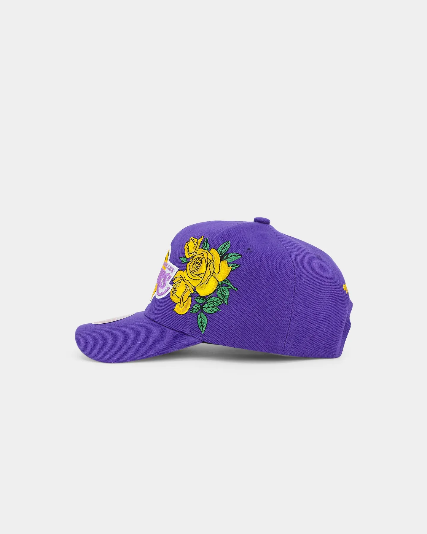 Mitchell & Ness Los Angeles Lakers 'Roses HWC' Pro Crown Snapback Purple
