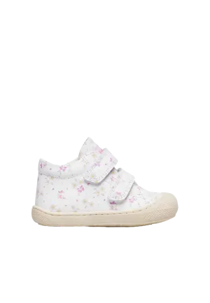 NATURINO COCOON velcro Flower white bottillons