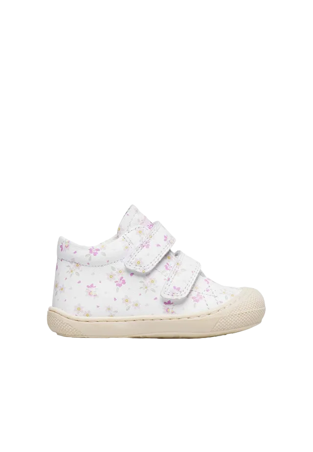 NATURINO COCOON velcro Flower white bottillons