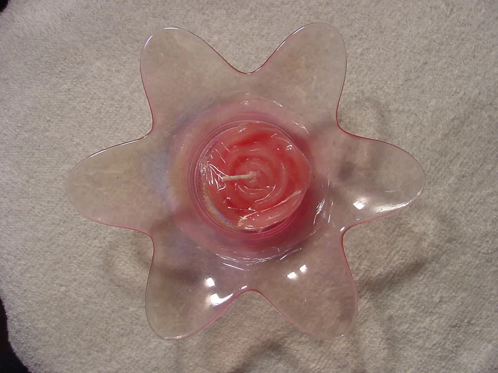 NEW TEALIGHT TEA LIGHT CANDLE GLASS HOLDER Decorative FLOWER Design Pattern  Box