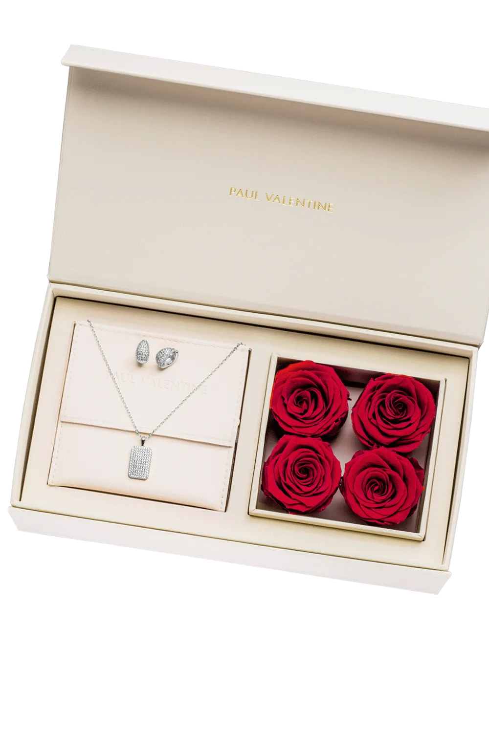 Pavé Rose Box Silver