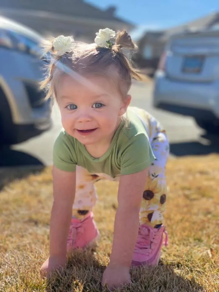 Sunflower Zip Romper