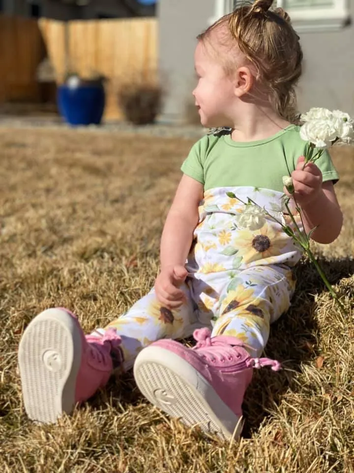 Sunflower Zip Romper
